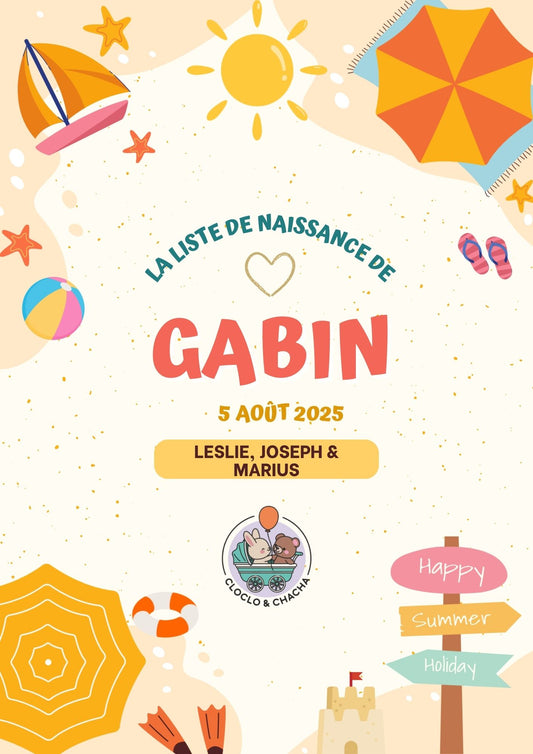 Liste de naissance Leslie, Joseph et Marius