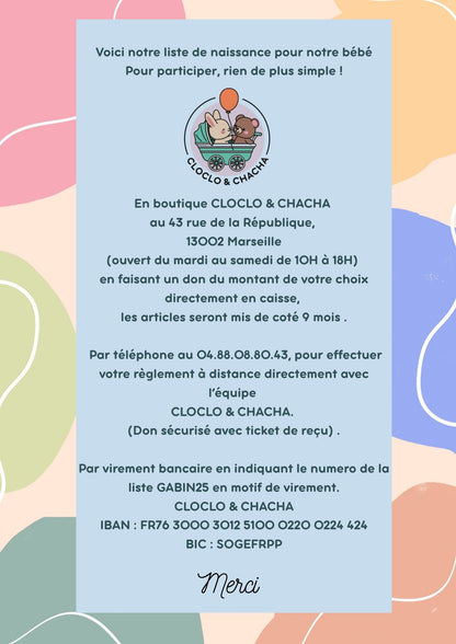 Liste de naissance Leslie, Joseph et Marius