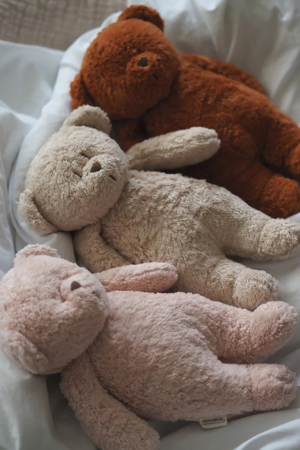 Peluche Ourson gris bruits blancs - MOONIE