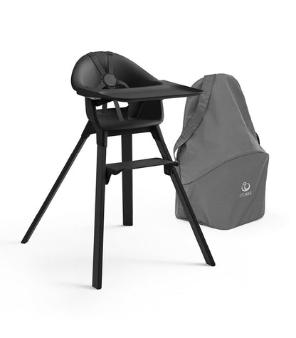 Chaise haute CLIKK Noire - STOKKE