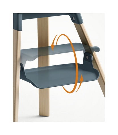 Chaise haute CLIKK Bleu Fjord - STOKKE
