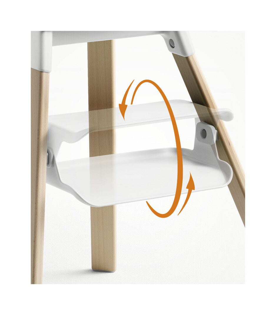 Chaise haute CLIKK Blanc - STOKKE