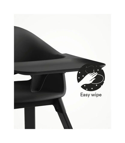Chaise haute CLIKK Noire - STOKKE