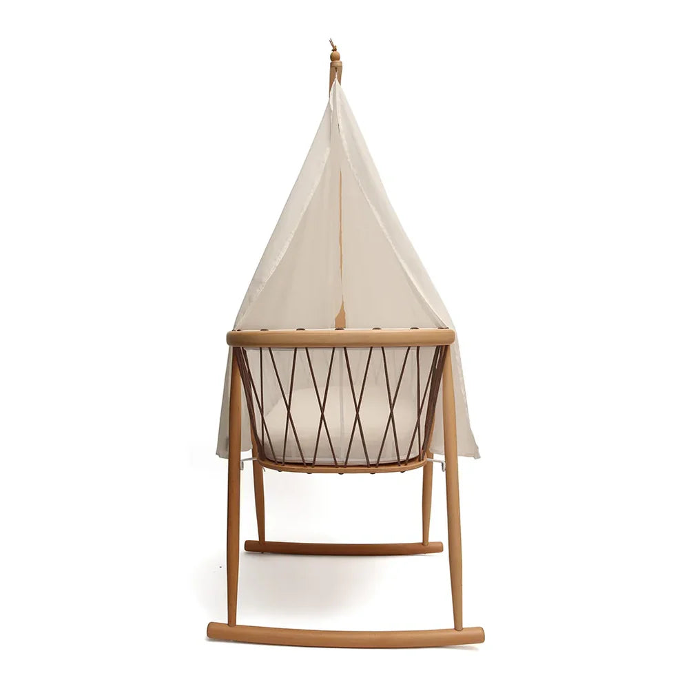 Ciel de lit et voile en coton pour berceau KUMI