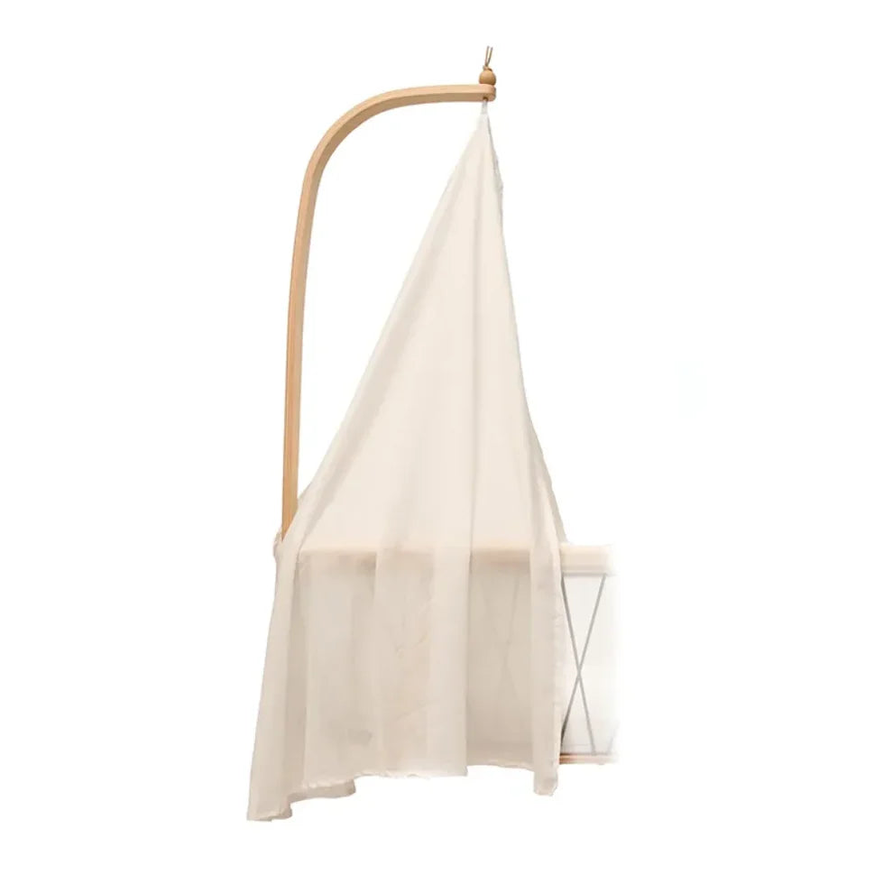 Ciel de lit et voile en coton pour berceau KUMI