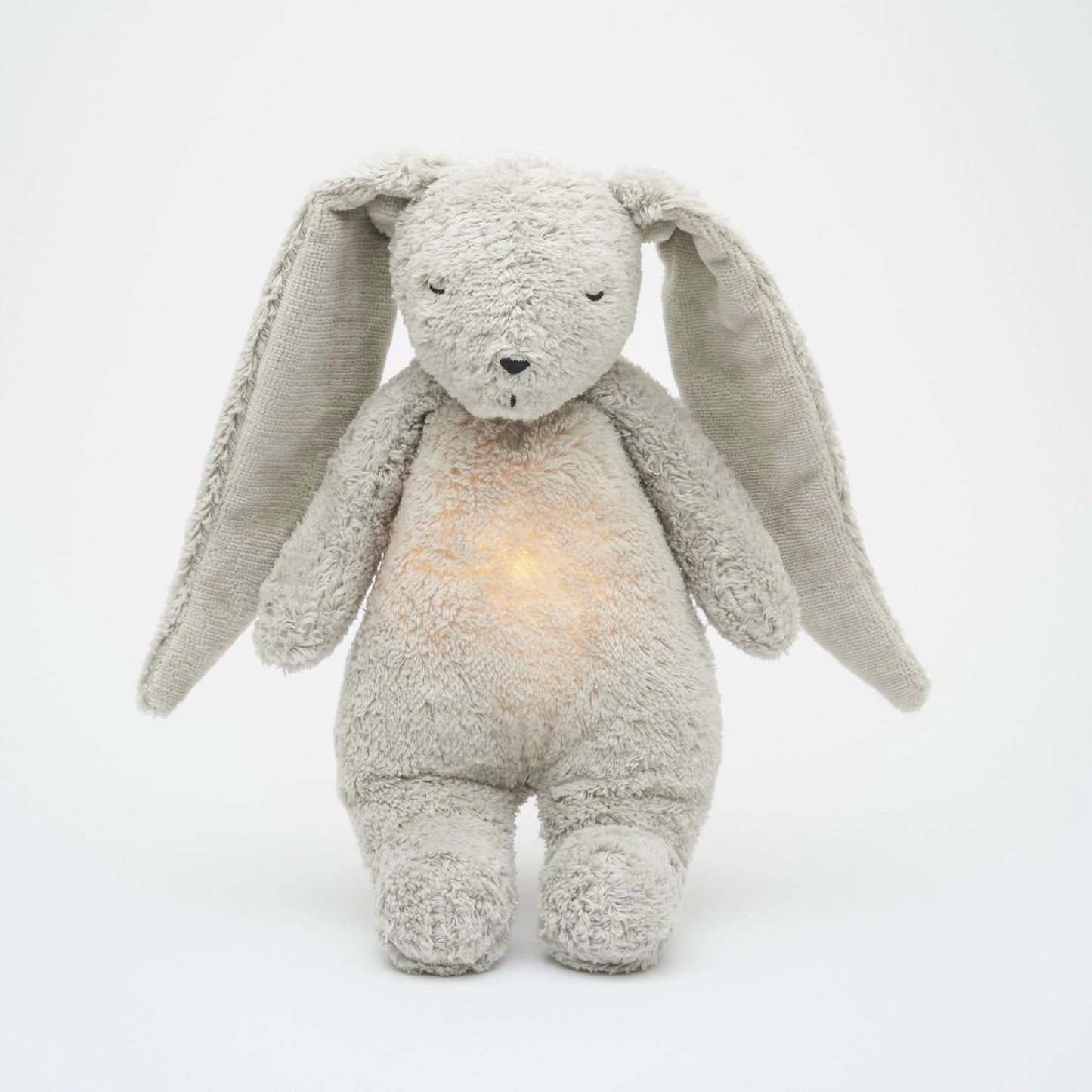 Peluche Lapin gris bruits blancs - MOONIE