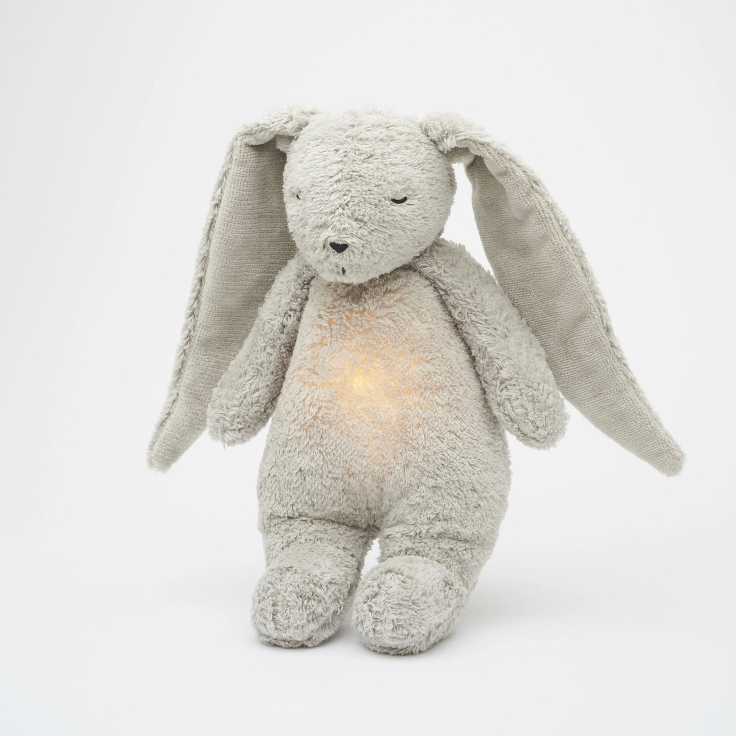 Peluche Lapin gris bruits blancs - MOONIE