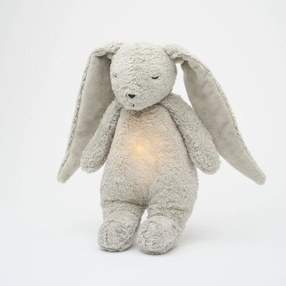 Peluche Lapin gris bruits blancs - MOONIE
