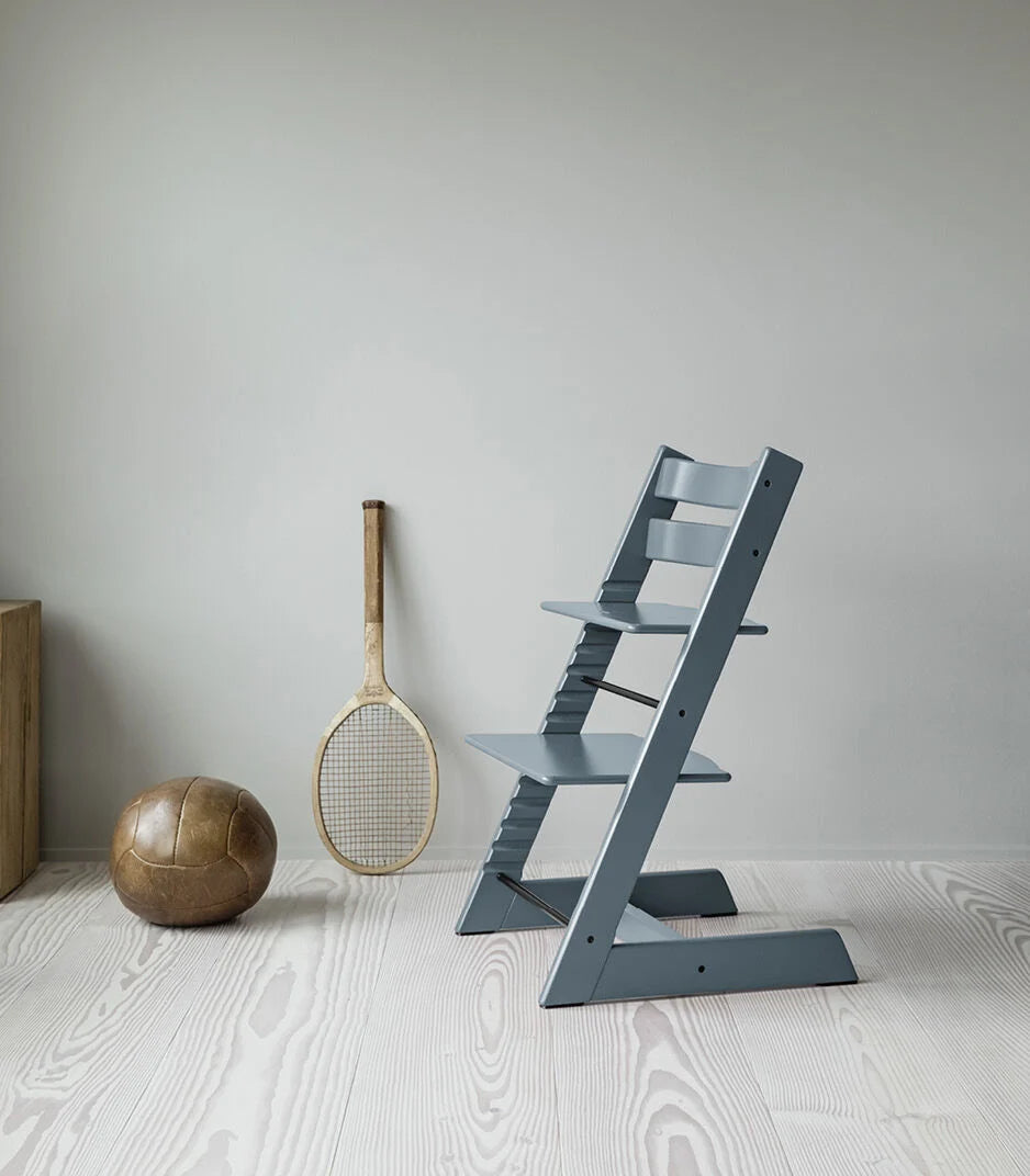 Chaise haute TRIPP TRAPP Bois de Hêtre Bleu Fjord - STOKKE