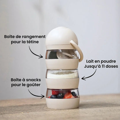 Boîte doseuse de lait en poudre Sand - ELHEE