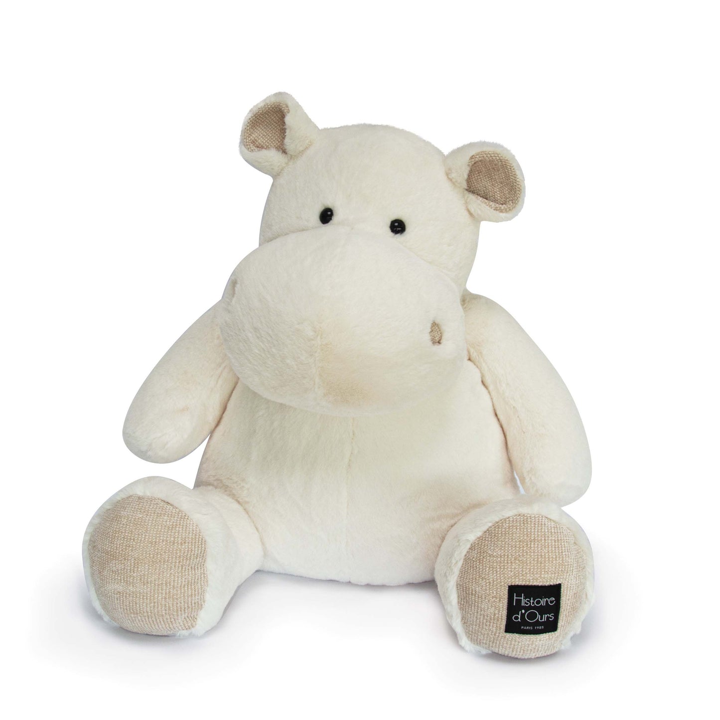 Hippopotame 85 CM Ivoire - HISTOIRE D'OURS