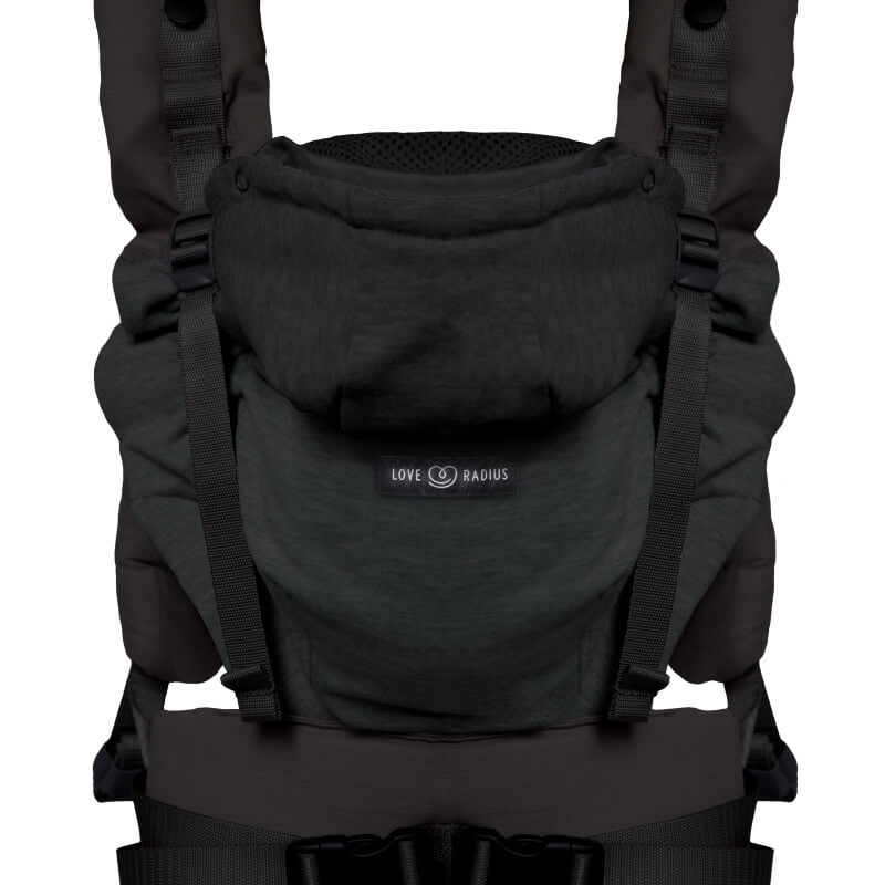 Porte bébé Hoodie Carrier 2 Black Forest - LOVE RADIUS