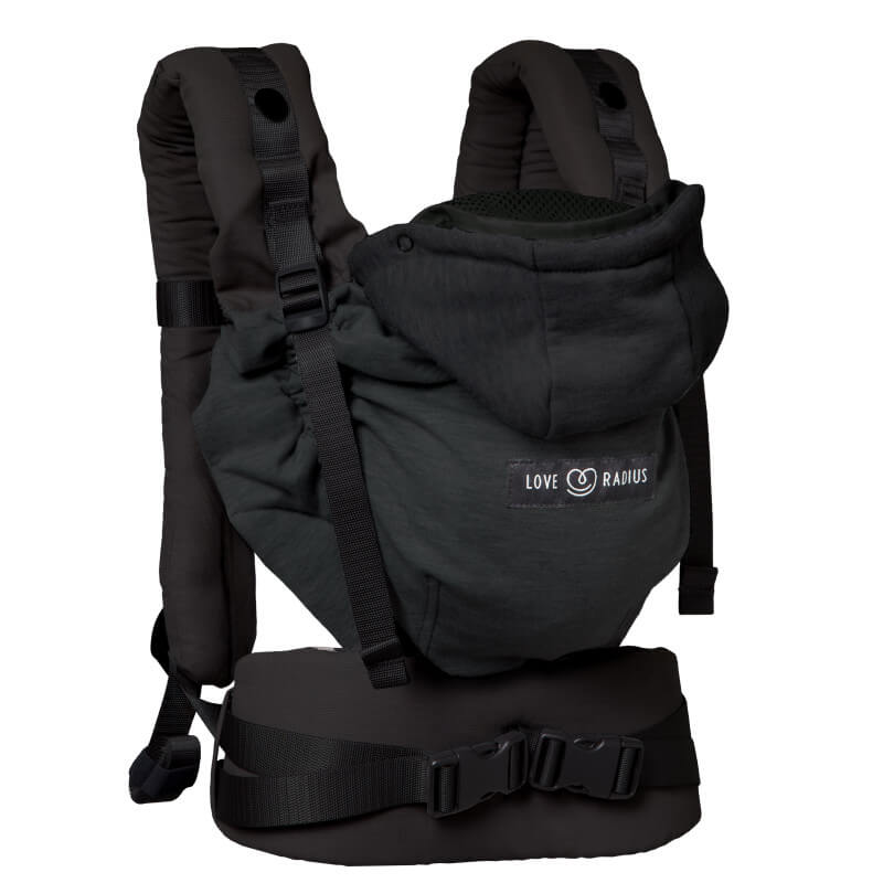 Porte bébé Hoodie Carrier 2 Black Forest - LOVE RADIUS