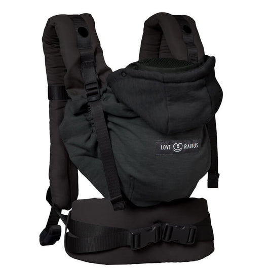 Porte bébé Hoodie Carrier 2 Black Forest - LOVE RADIUS
