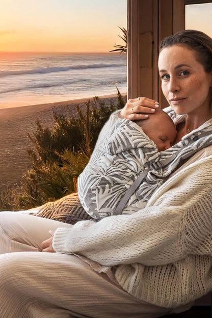 Porte bébé Hoodie Carrier 2 Tropical Snow - LOVE RADIUS