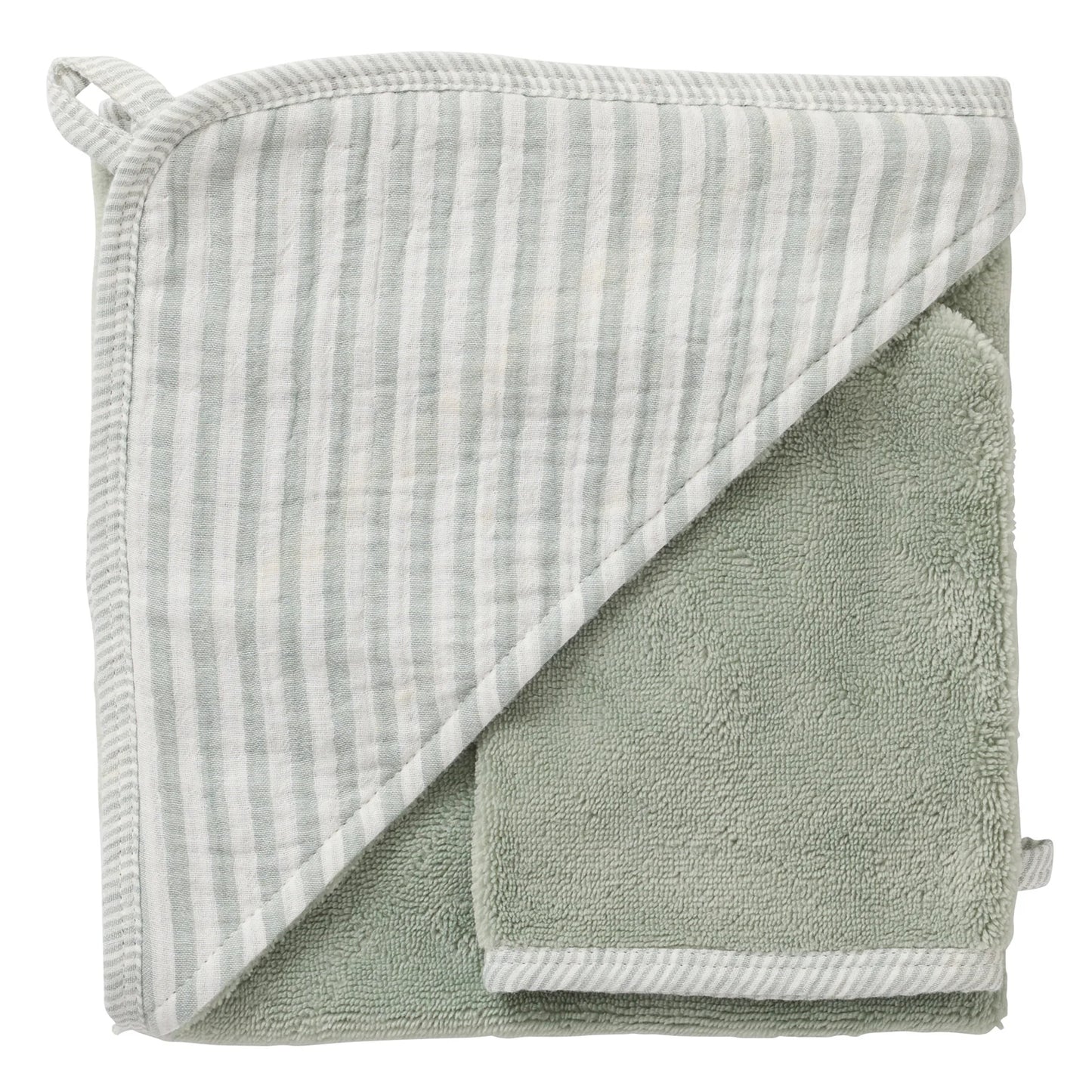 Cape de bain + gant plusieurs couleurs - BB&CO