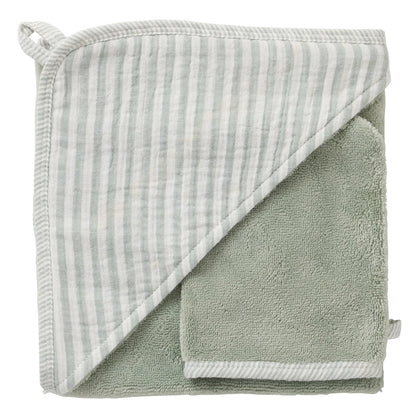Cape de bain + gant plusieurs couleurs - BB&CO