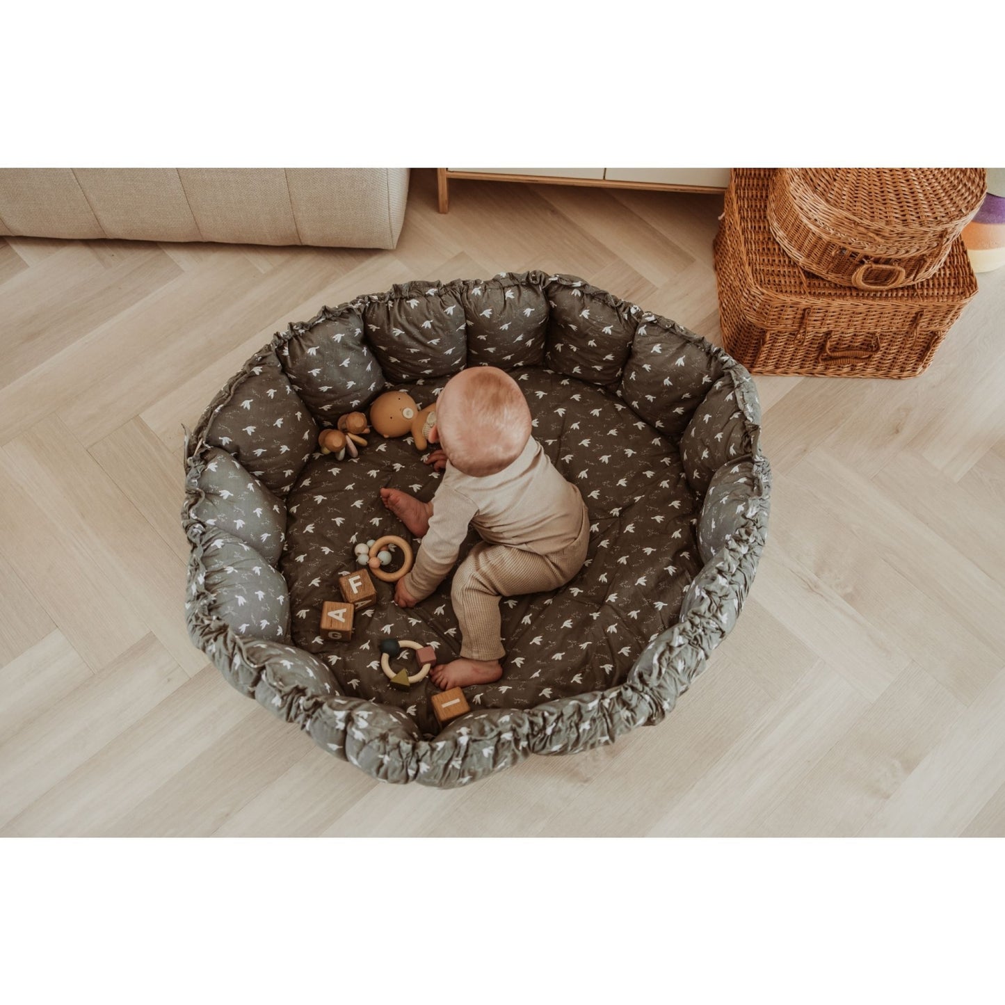 Tapis de jeu 3 en 1 Organic Bloom Bird - PLAY & GO