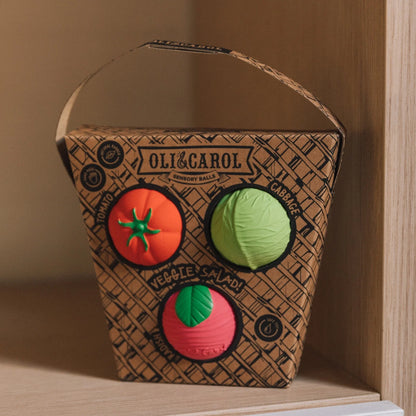 Balles sensorielles salade de légumes - OLI & CAROL